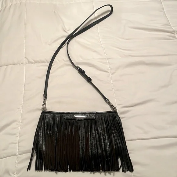 NEW! HTF Rebecca Minkoff FRINGE Crossbody!🖤 - Picture 10 of 10